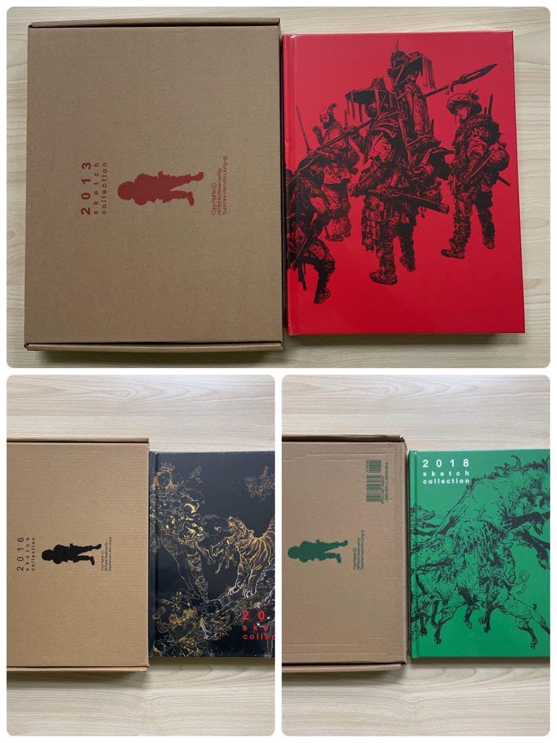 キム・ジョンギ 画集 6冊セット Kim Jung-Gi ② Amazon.com: Katsuya Terada & Kim Jung Gi Illustration Collection